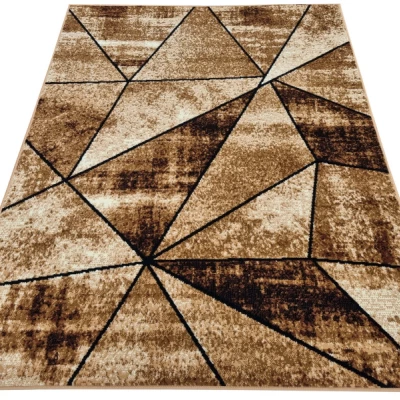 Geometrischer Stückteppich 50x90 cm LUKEN - beige