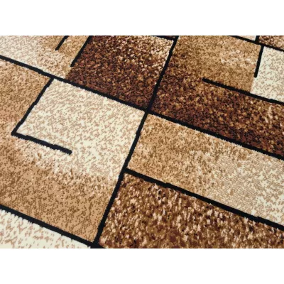 Moderner Stückteppich 50x90 cm LUKEN - beige