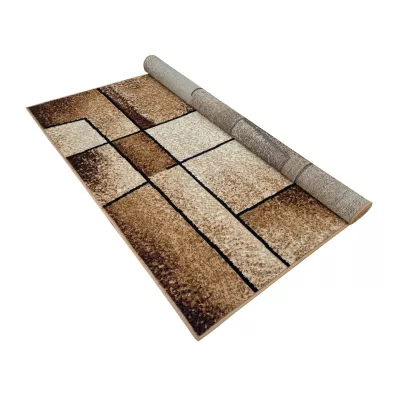 Moderner Stückteppich 50x90 cm LUKEN - beige