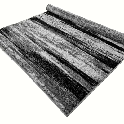 Stück Teppich 50x90 cm LUKEN abstrakt - grau