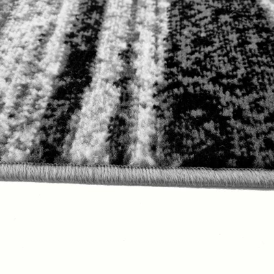 Stück Teppich 50x90 cm LUKEN abstrakt - grau