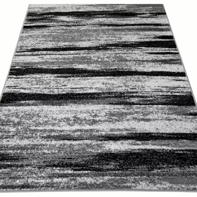 Stück Teppich 50x90 cm LUKEN abstrakt - grau