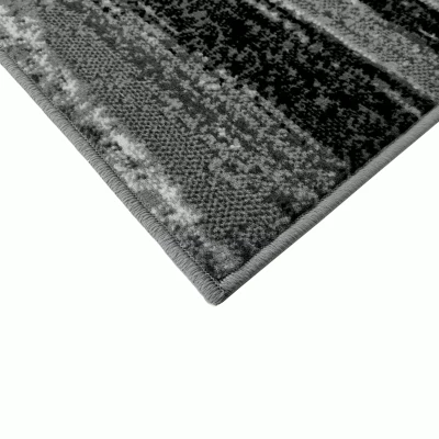 Stück Teppich 50x90 cm LUKEN abstrakt - grau