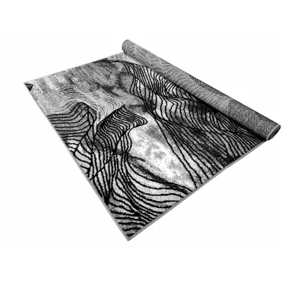 Moderner Stückteppich 50x90 cm LUKEN - grau