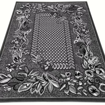 Gemusterter Teppich 50x90 cm LUKEN - grau