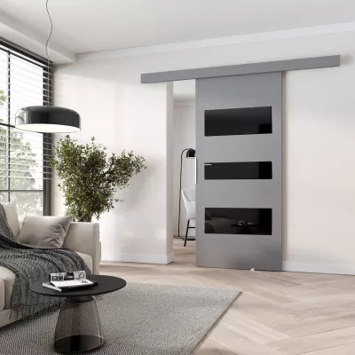 Innentür zur Wand BARRET 3 - 76 cm, grau