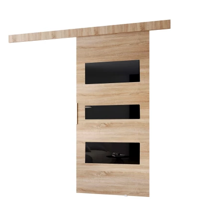 Innentür zur Wand, BARRET 3 - 76 cm, Sonoma-Eiche