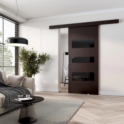 Innentür zur Wand BARRET 3 - 76 cm, Wenge