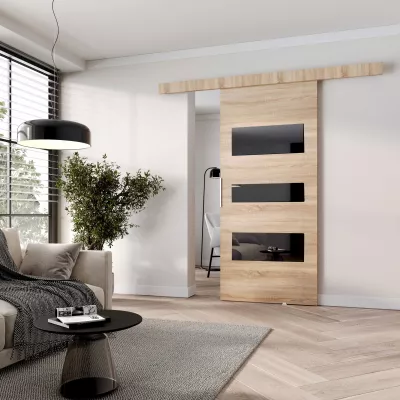 Innentür zur Wand, BARRET 3 - 96 cm, Sonoma-Eiche