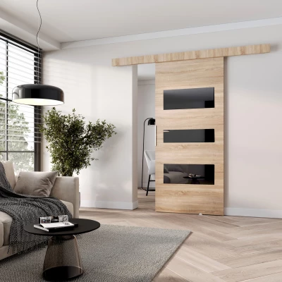 Innentür zur Wand, BARRET 3 - 106 cm, Sonoma-Eiche