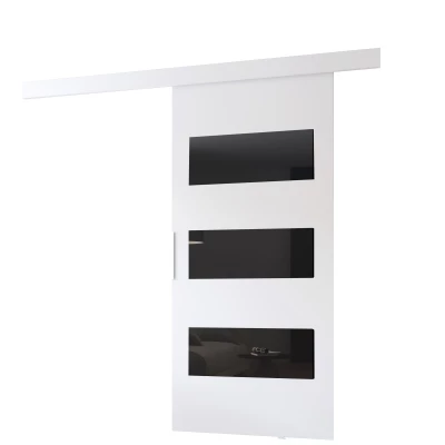 Schiebetür an der Wand BARRET 5 - 76 cm, weiß