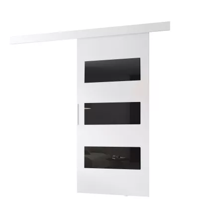 Schiebetür an der Wand BARRET 5 - 76 cm, weiß