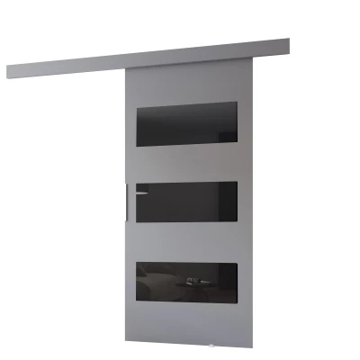 Schiebetür an der Wand BARRET 5 - 76 cm, grau