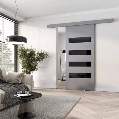 Schiebetür für den Innenbereich BARRET 6 - 106 cm, grau