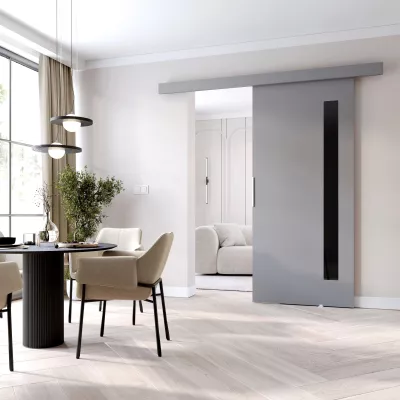 Innentür zur Wand BARRET 7 - 76 cm, grau