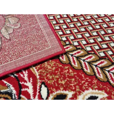 Gemusterter Teppich 120x170 cm LUKEN - rot