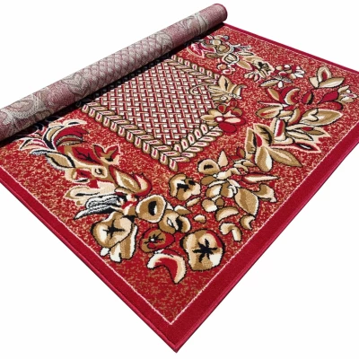 Gemusterter Teppich 50x90 cm LUKEN - rot