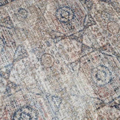 Stück Orientteppich 160x220 cm FRANCO - blau / mehrfarbig