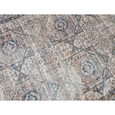 Stück Orientteppich 160x220 cm FRANCO - blau / mehrfarbig