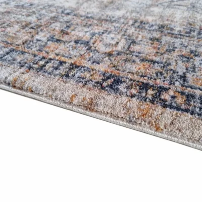 Stück Orientteppich 140x190 cm FRANCO - blau / mehrfarbig