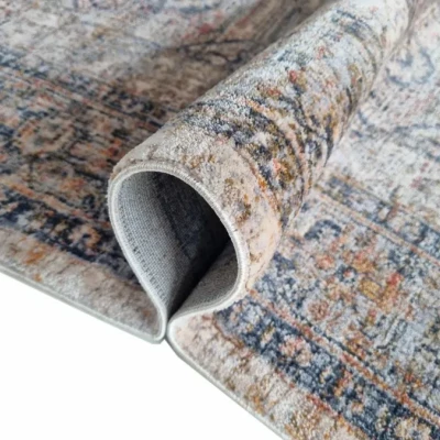 Stück Orientteppich 120x170 cm FRANCO - blau / mehrfarbig