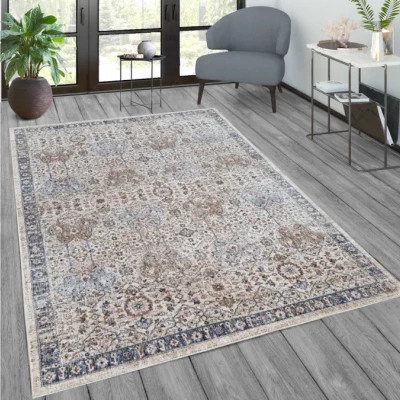 Orientteppich 200x290 cm FRANCO - blau / mehrfarbig
