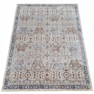 Orientteppich 140x190 cm FRANCO - blau / mehrfarbig