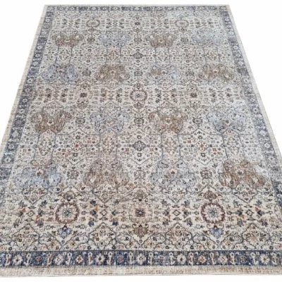 Orientteppich 140x190 cm FRANCO - blau / mehrfarbig