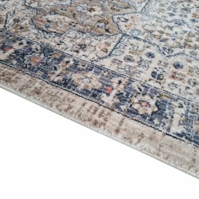 Orientteppich 140x190 cm FRANCO - blau / mehrfarbig