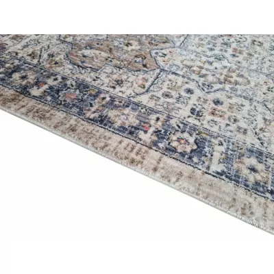 Orientteppich 140x190 cm FRANCO - blau / mehrfarbig