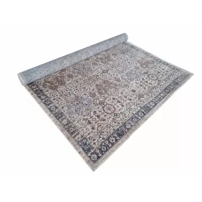 Rechteckiger Teppich 120x170 cm FRANCO - blau / mehrfarbig