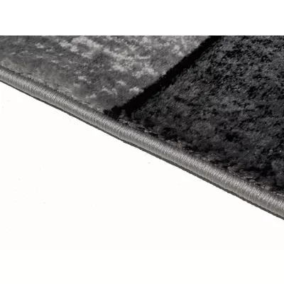 Teppich 180x260 cm DEMIAN - grau / schwarz / weiß