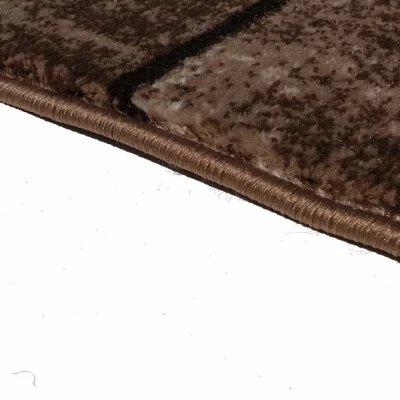 Geometrischer Stückteppich 160x220 cm DEMIAN - braun / beige