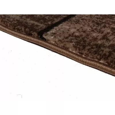 Geometrischer Stückteppich 160x220 cm DEMIAN - braun / beige
