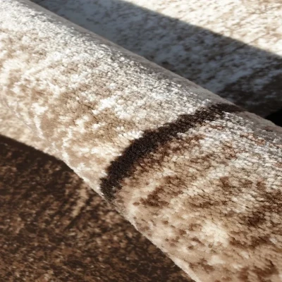 Geometrischer Stückteppich 160x220 cm DEMIAN - braun / beige