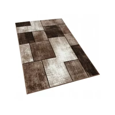 Geometrischer Stückteppich 160x220 cm DEMIAN - braun / beige