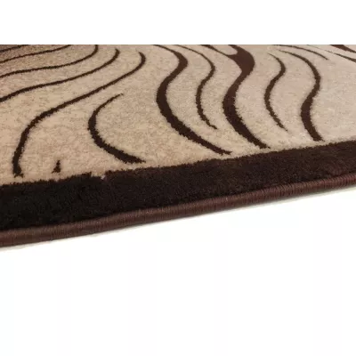 Moderner rechteckiger Teppich 160x220 cm DEMIAN - braun / beige