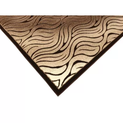 Moderner rechteckiger Teppich 140x190 cm DEMIAN - braun / beige