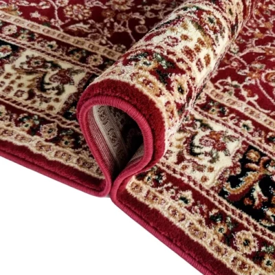 Orientalischer Stückteppich 160x220 cm LUCHO - rot / gemustert