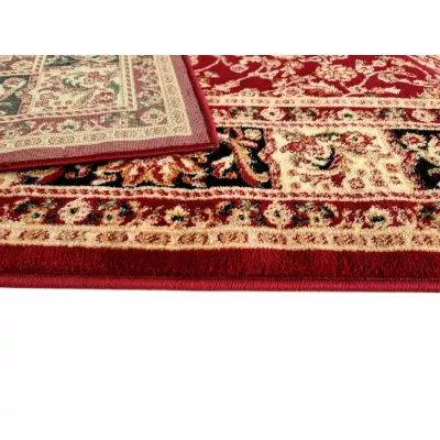 Orientalischer Stückteppich 70x140 cm LUCHO - rot / gemustert