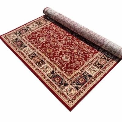 Orientalischer Stückteppich 70x140 cm LUCHO - rot / gemustert