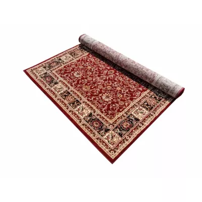 Orientalischer Stückteppich 70x140 cm LUCHO - rot / gemustert