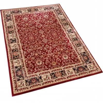 Orientalischer Stückteppich 70x140 cm LUCHO - rot / gemustert
