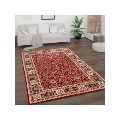 Orientalischer Stückteppich 70x140 cm LUCHO - rot / gemustert