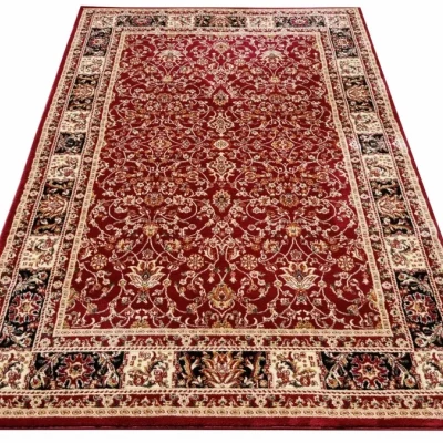Orientalischer Stückteppich 70x140 cm LUCHO - rot / gemustert