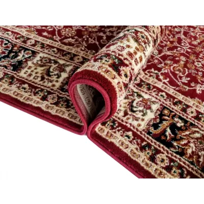 Orientalischer Stückteppich 70x140 cm LUCHO - rot / gemustert