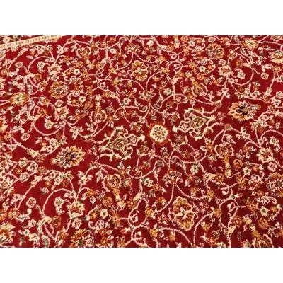 Orientalischer Stückteppich 70x140 cm LUCHO - rot / gemustert