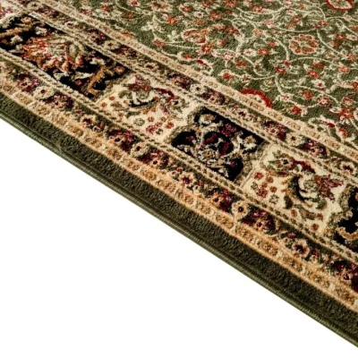 Orientalischer Stückteppich 200x300 cm LUCHO - grün / gemustert
