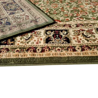Orientalischer Stückteppich 200x300 cm LUCHO - grün / gemustert