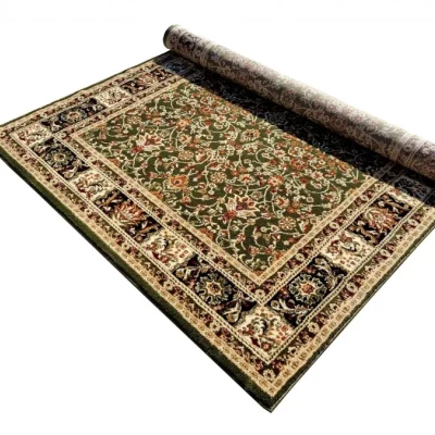 Orientalischer Stückteppich 60x100 cm LUCHO - grün / gemustert
